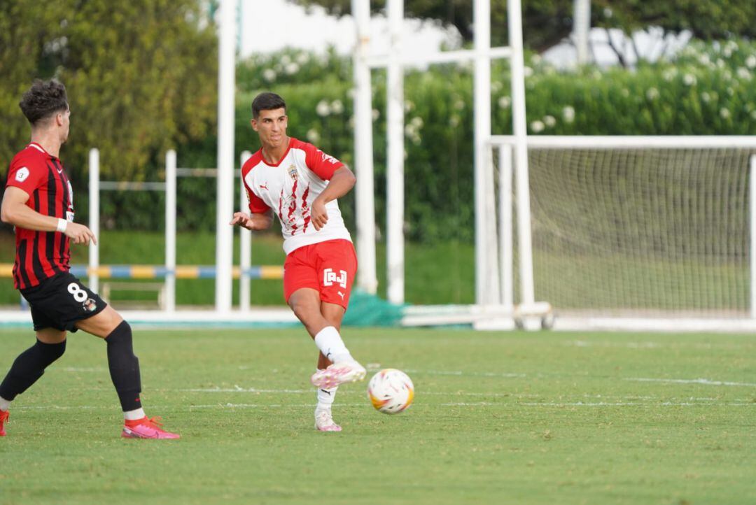 Robles en el segundo amistoso de la pretemporada. 