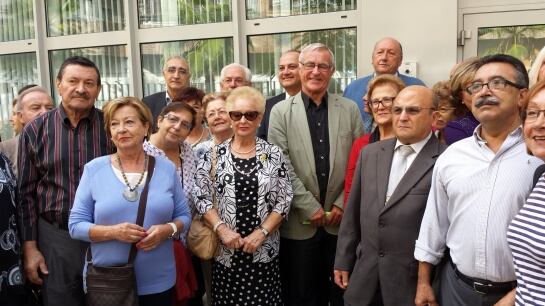 Ribó en el centro de mayores de Monteolivete