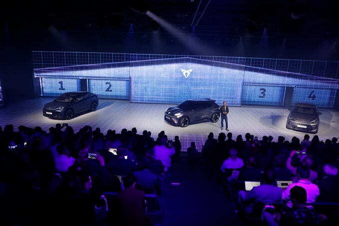 La presentación del nuevo modelo de Cupra.