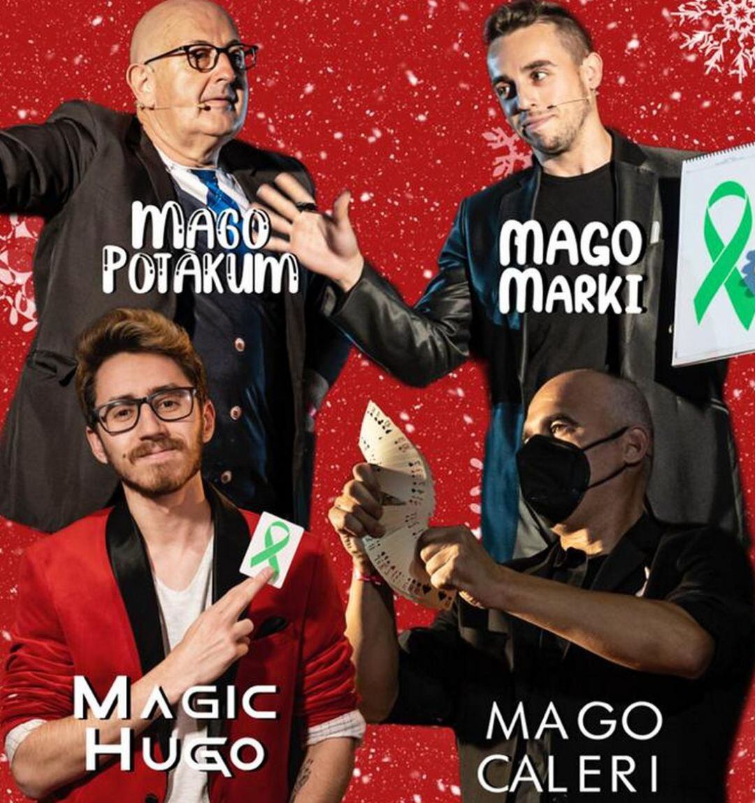 Cartel de la gala de magia en Gandia 