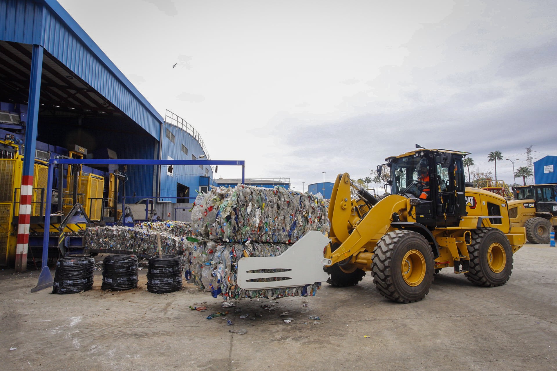 Planta de reciclaje de Casares gestionada por Urbaser.