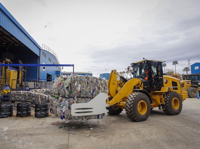 Planta de reciclaje de Casares gestionada por Urbaser.