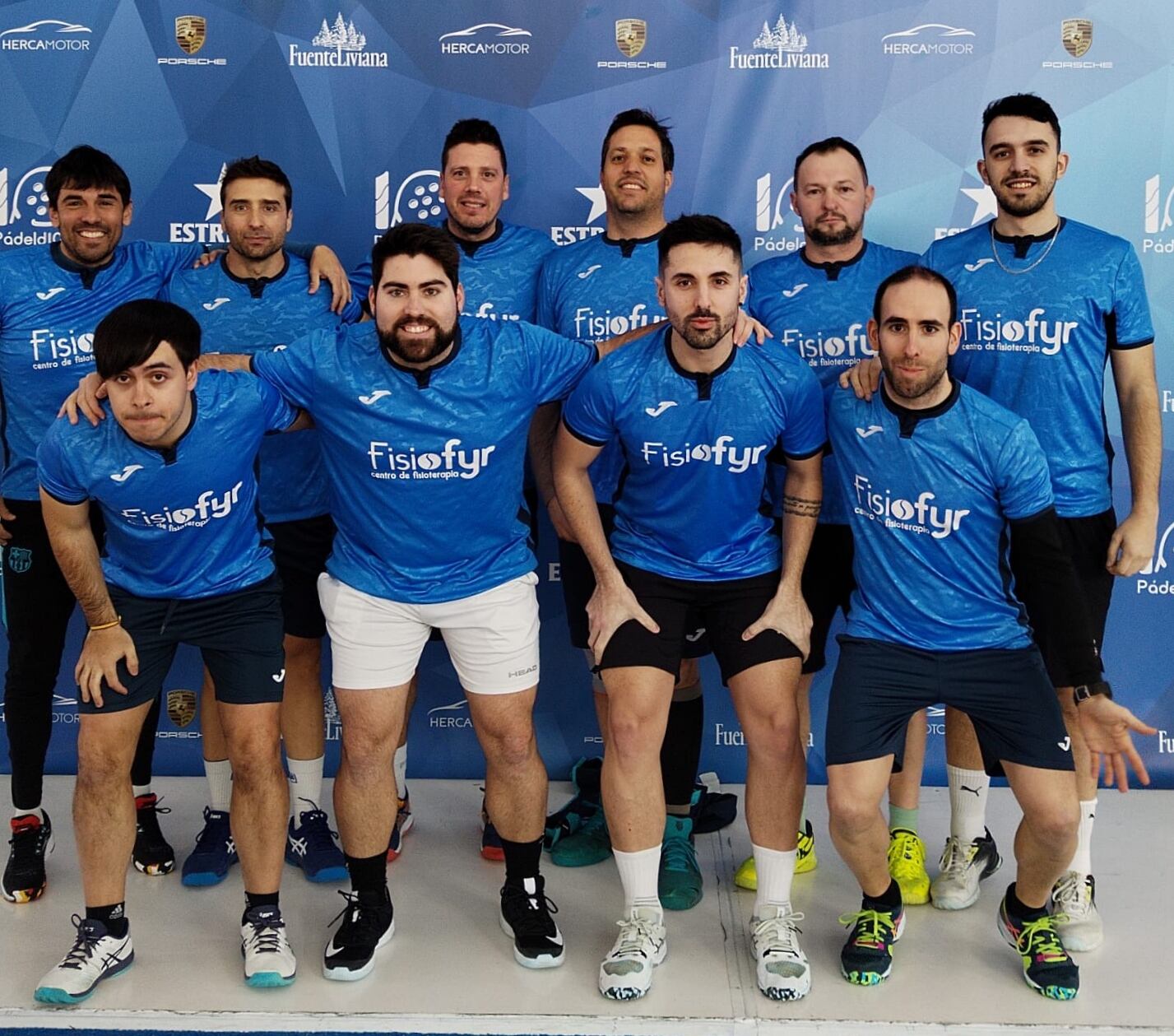 Equipo del FisioFyr Morales Pádel Activa