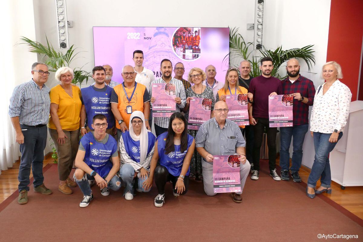 Presentación de la III Campaña de Recogida de Alimentos de Juventud y Servicios Sociale