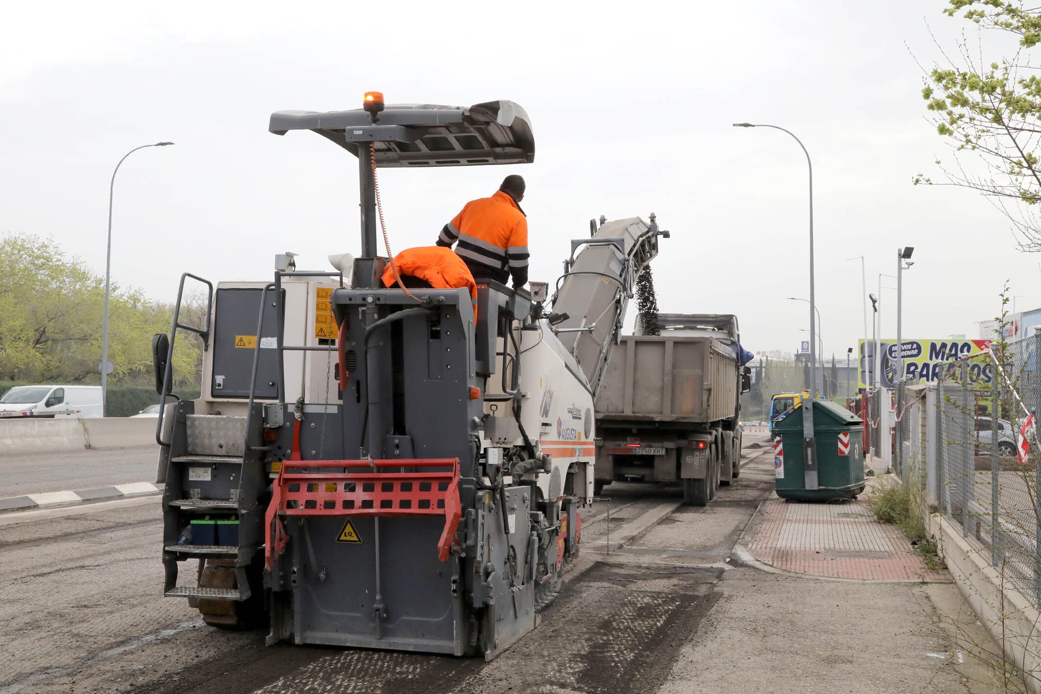 Trabajos de asfaltado en Alcobendas