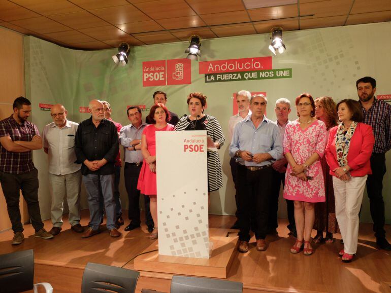 La dirección del PSOE de Granada y los candidatos valoran la noche del 26J los resultados de las elecciones generales en esta provincia