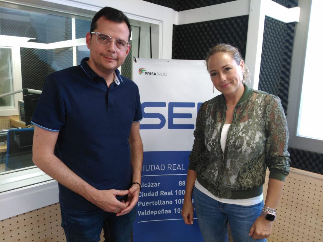 Cristina Tirado con el &#039;coach&#039; Diego Palomares en el espacio &#039;SER Empresarios&#039; 