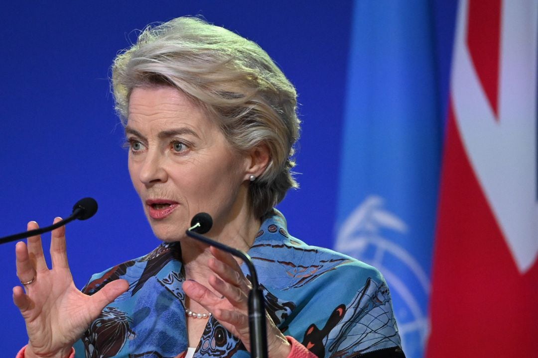 La presidente de la Comisión Europea, Ursula von der Leyen.