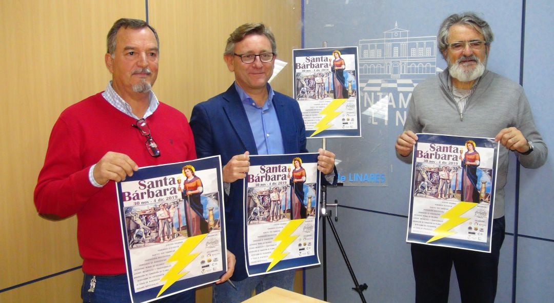 Julio Lardín, Enrique Mendoza y José Susi.