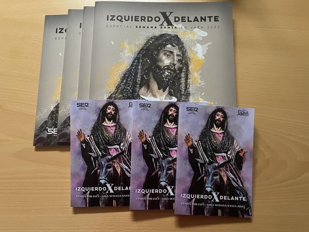 Las guías y la revista de &#039;Izquierdo X Delante&#039; de Radio Jaén Cadena SER, en sus ediciones de 2023