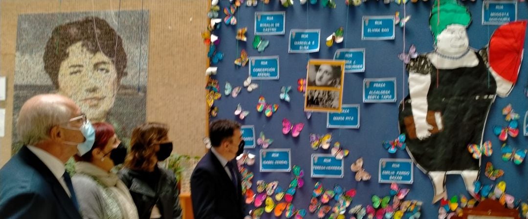 Román Rodríguez en el CEIP Emilia Pardo Bazán