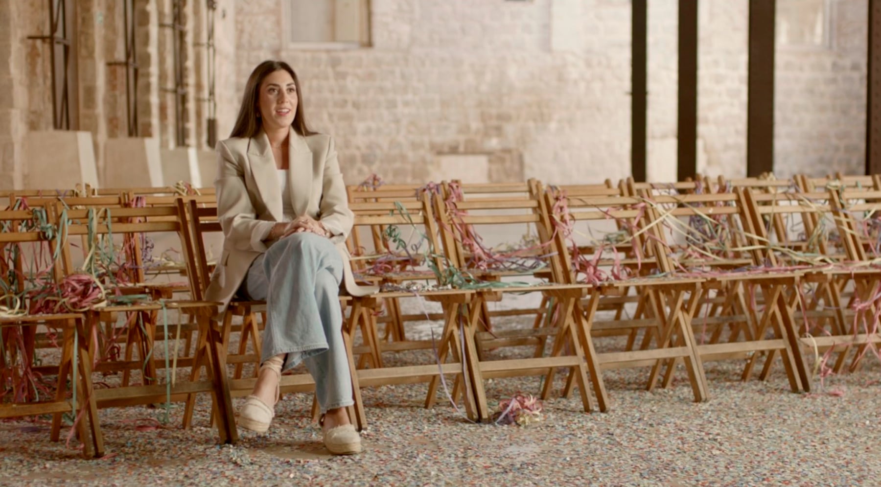 Una de les imatges del documental 'Les primeres' sobre la primera esquadra femenina de la Filà Andaluces