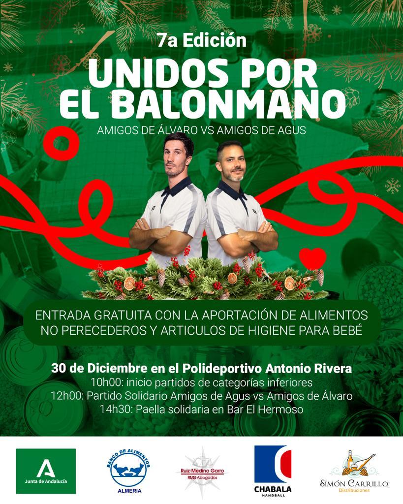 Cartel de la fiesta del balonmano.