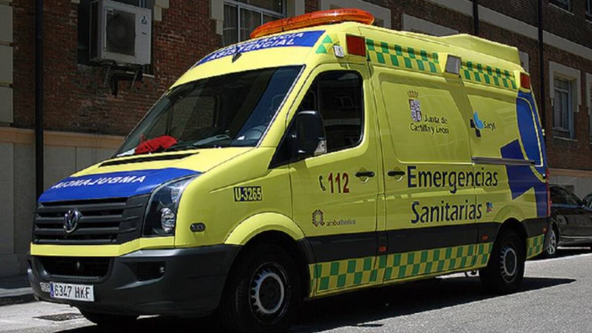 Cuatro heridos en una colisión múltiple en la A-67 a la altura de Prádanos de Ojeda