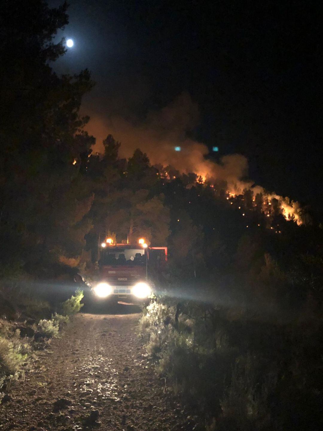 Incendio en Monte Coto, Pinoso 