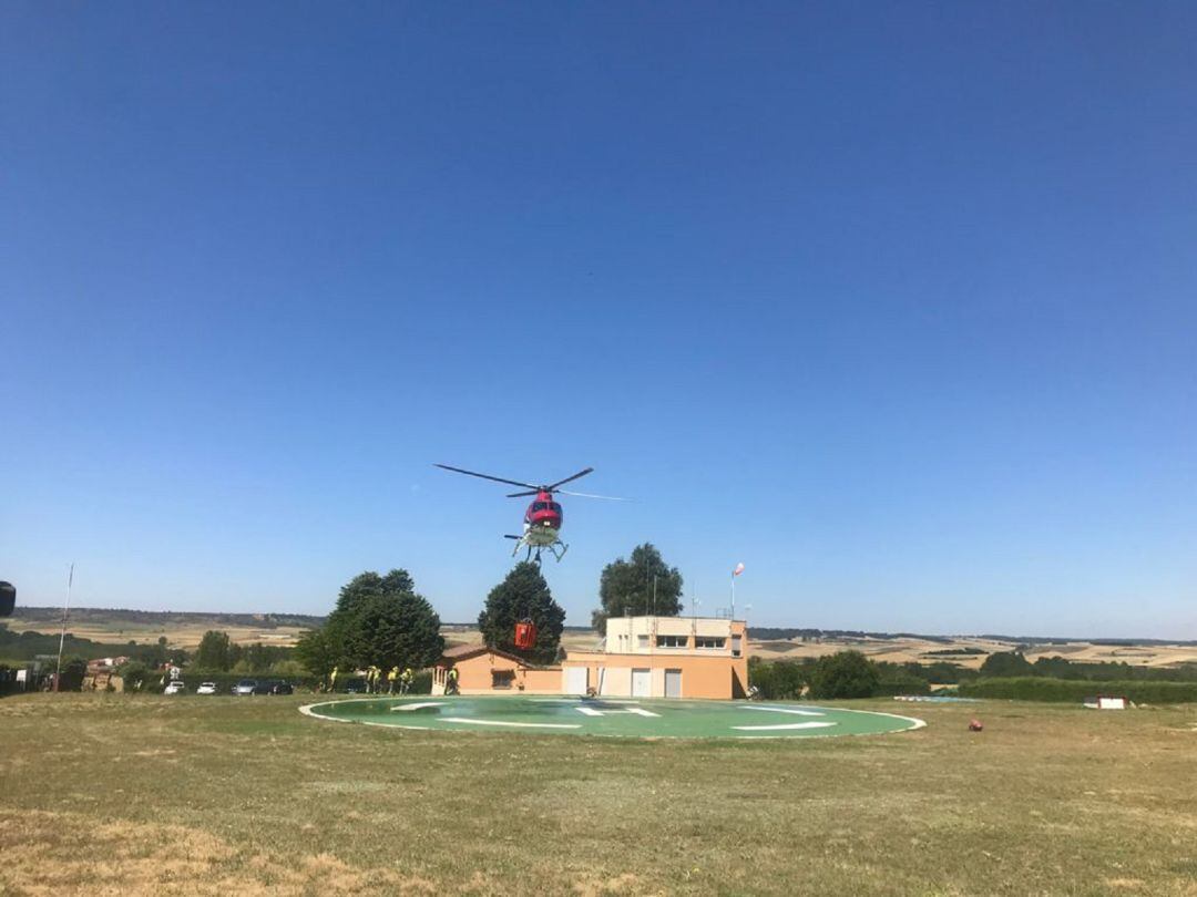 Primer incendio importante en Palencia este verano