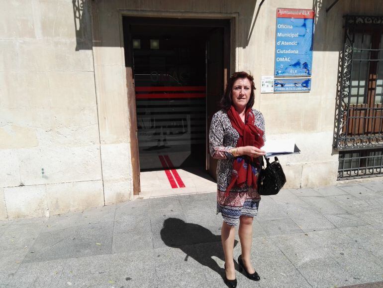 La alcaldesa pedánea de Algoda, Antonia Coves