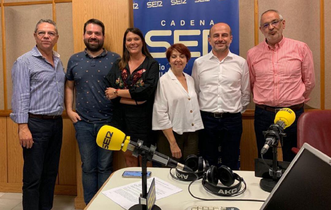 Salomón Hachuel, Pablo García, María del Mar García Torres, Eva Guzmán,  Luis Miguel Jurado y José Morgado Forte  