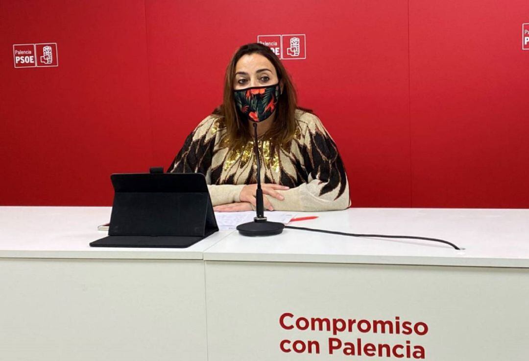 Miriam Andrés, portavoz socialista en el Ayuntamiento de Palencia