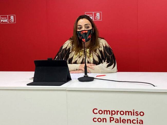 Miriam Andrés, portavoz socialista en el Ayuntamiento de Palencia
