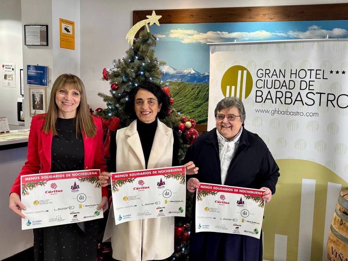 Menús solidarios para Nochebuena en Barbastro