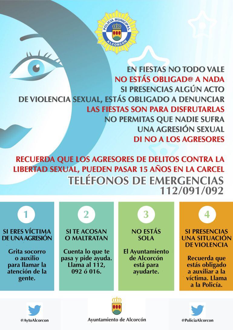 Cartel protocolo violencia sexual