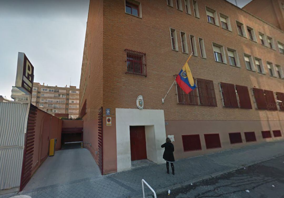 Imagen del consulado de Ecuador en Madrid