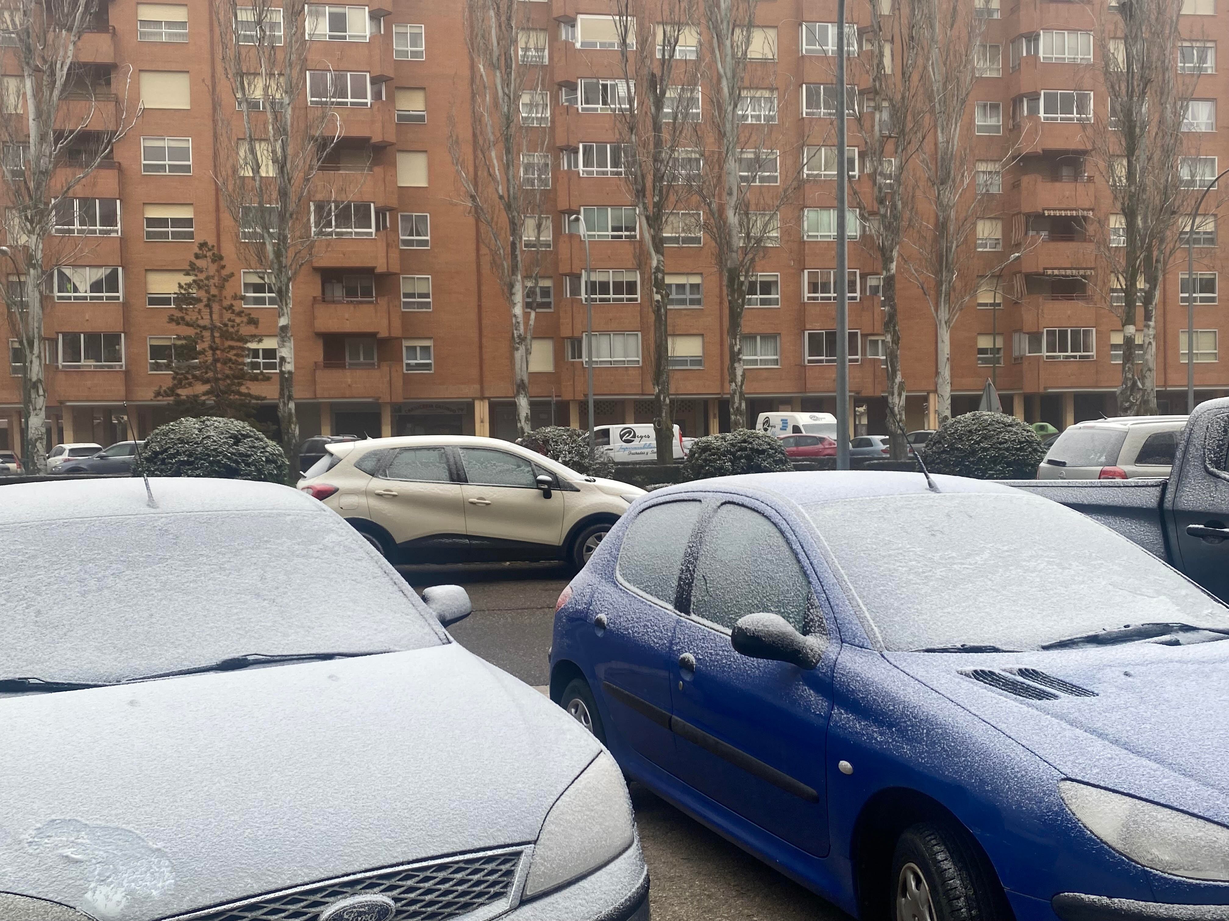 La nieve de la pasada semana en Aranda fue prácticamente testimonial