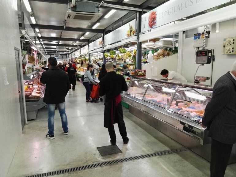 Imagen del mercado provisional