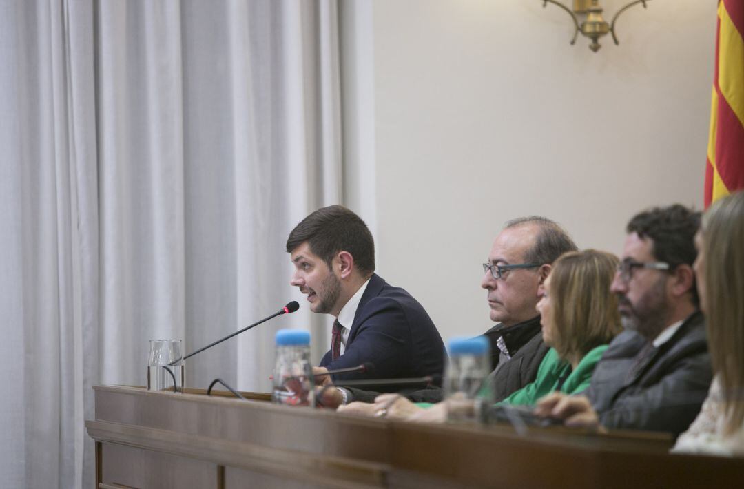 Concejales del Psoe en una sesión plenaria