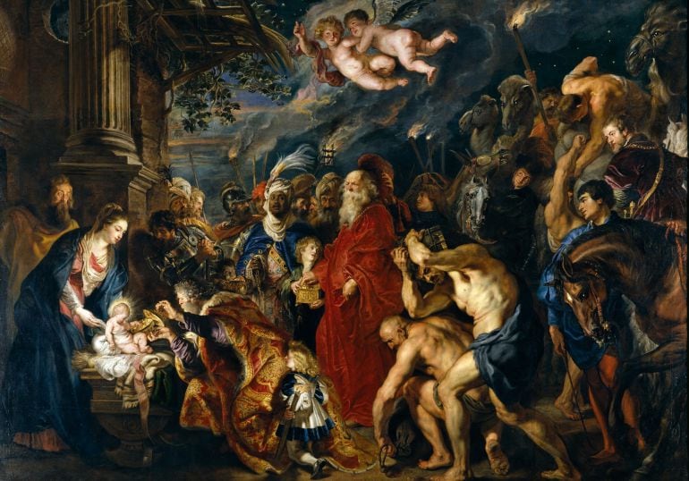 &#039;La adoración de los Reyes Magos&#039; (Rubens).