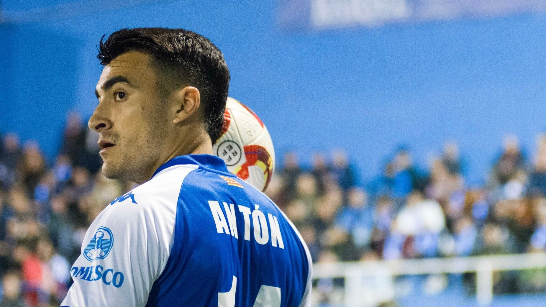 Javi Antón, con el CD Alcoyano