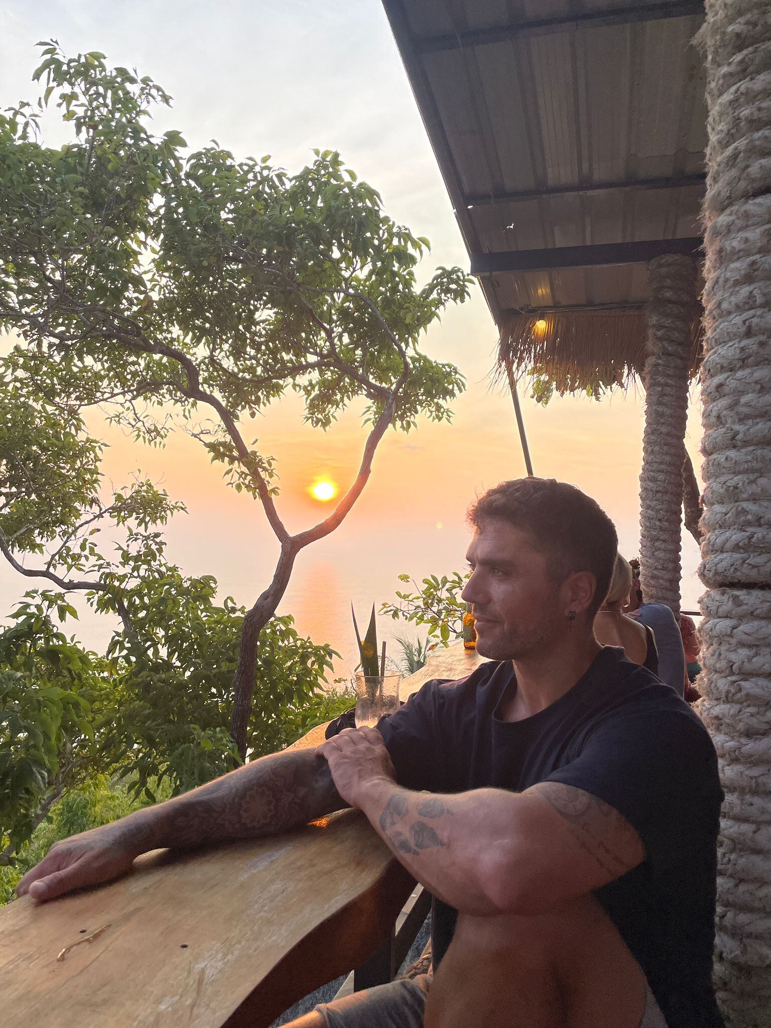 Puesta de sol en Tailandia