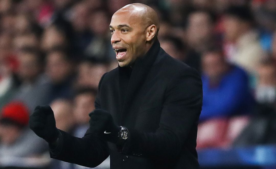 Thierry Henry, en uno de sus partidos como técnico del Mónaco