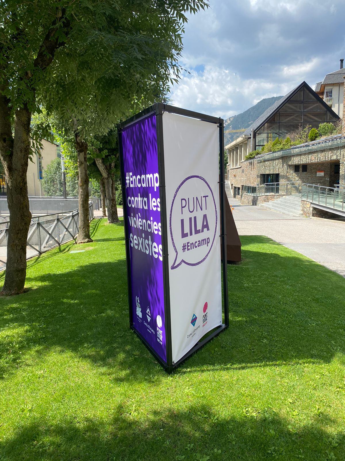 El punt lila que s'instal·larà a Encamp.