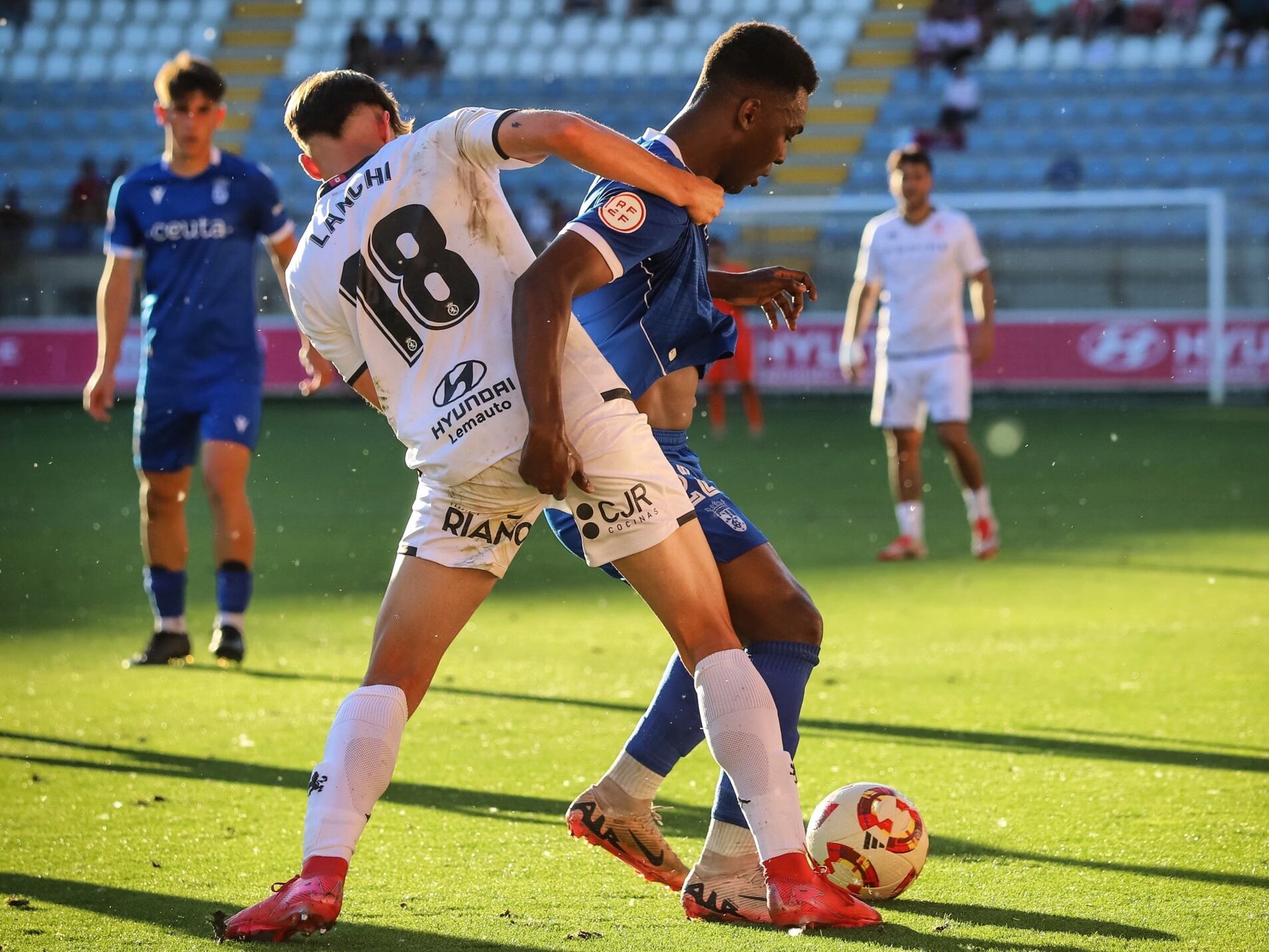 Derrota por 2-1 en la única visita de la Cultural a Ceuta