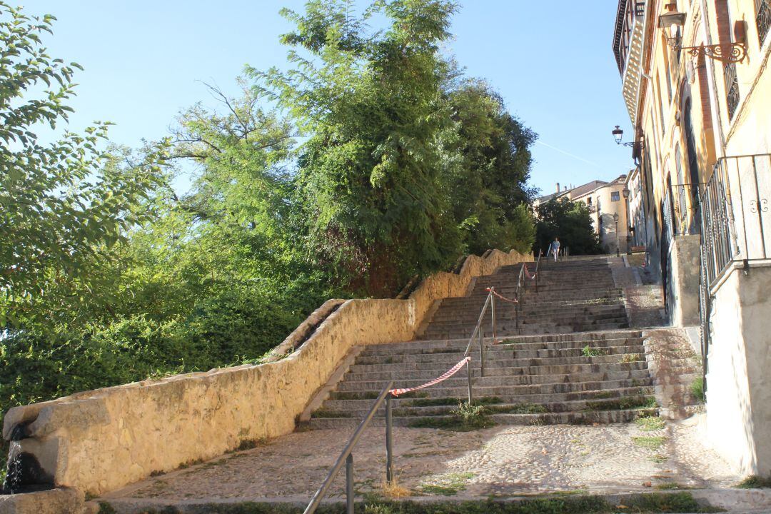 El remonte mecánico se instalaría para unir el barrio de San Millán y el paseo del Salón