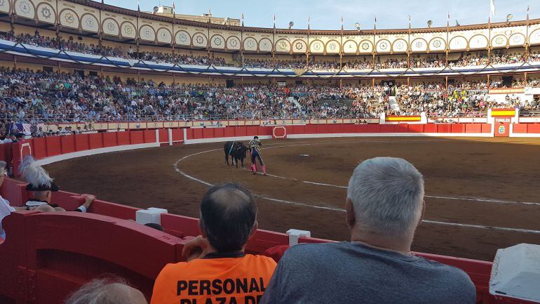 Vista general de la Plaza de Toros de Santander durante la feria de 2017