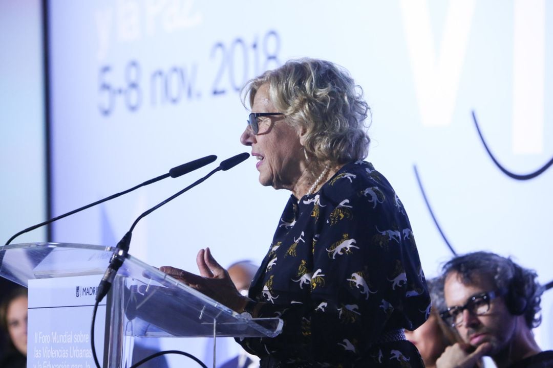 La alcaldesa de Madrid, Manuela Carmena