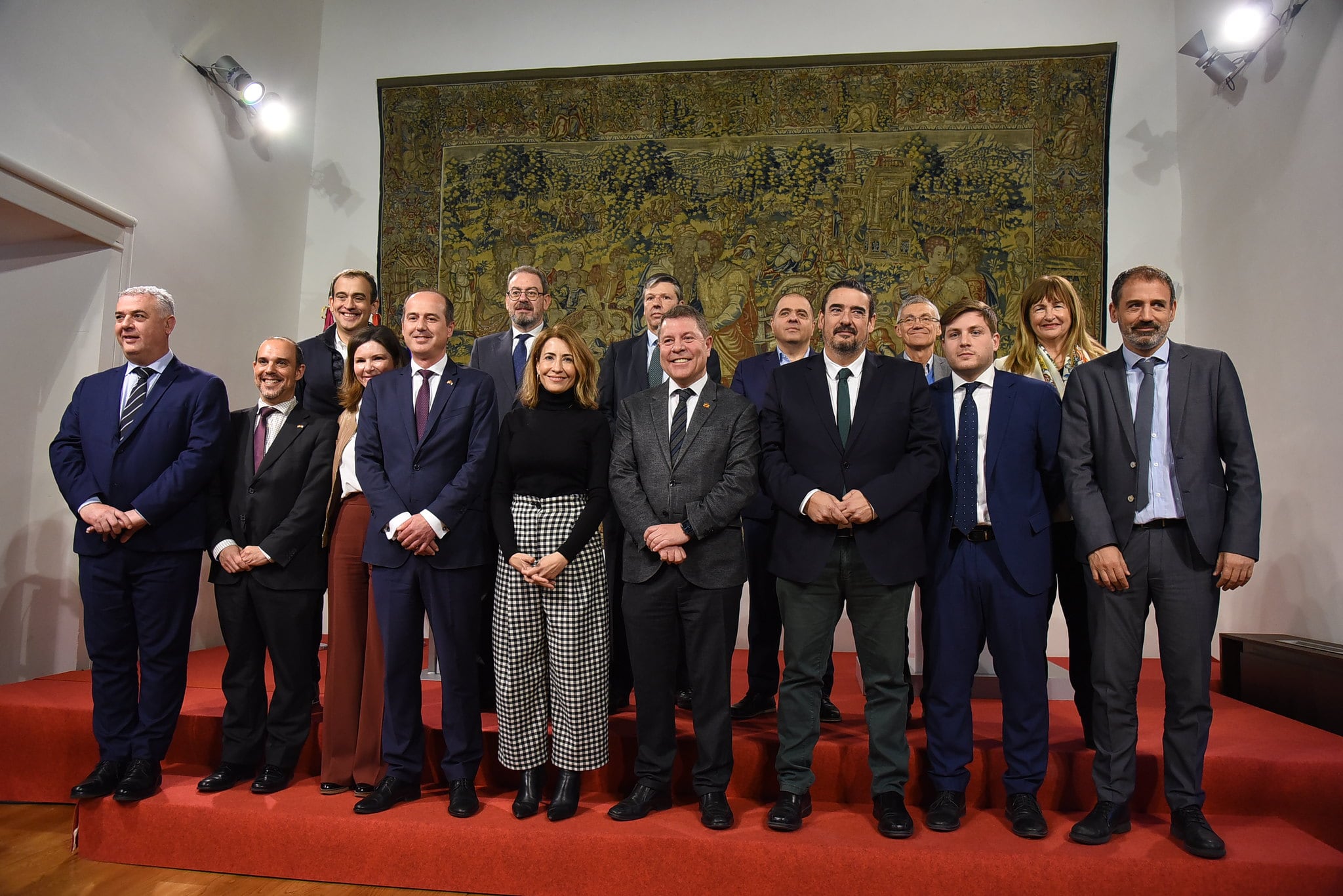 Acto de firma del convenio de la R2 en Toledo