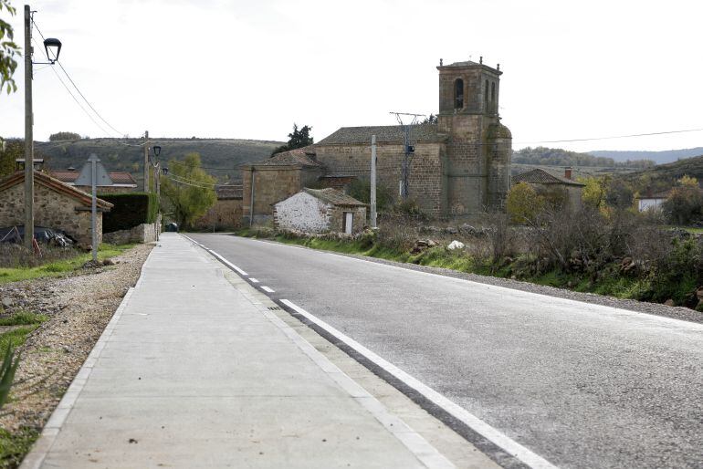 Carretera de Barcenilla de Pisuerga (Palencia)