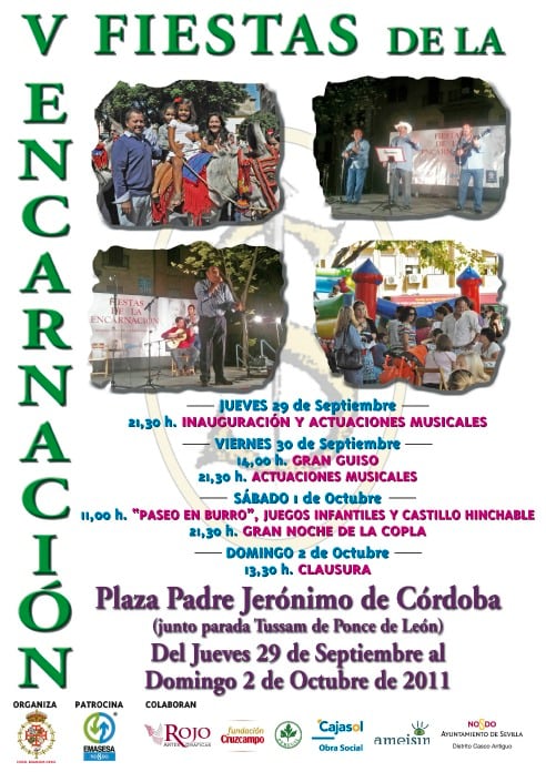 Cartel de la quinta edición de las Fiestas de la Encarnación, que se celebran este fin de semana