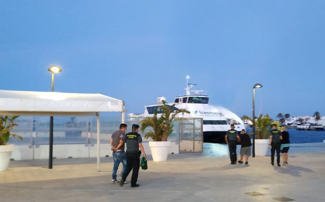 Imagen de los detenidos