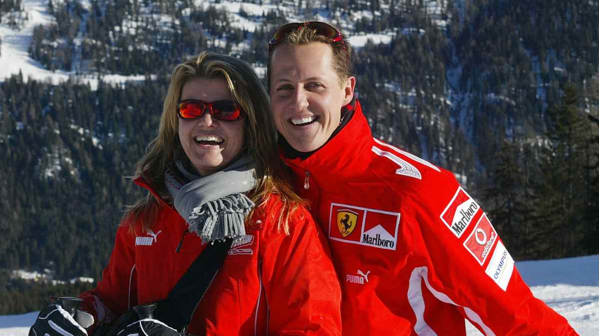 Michael Schumacher y su esposa