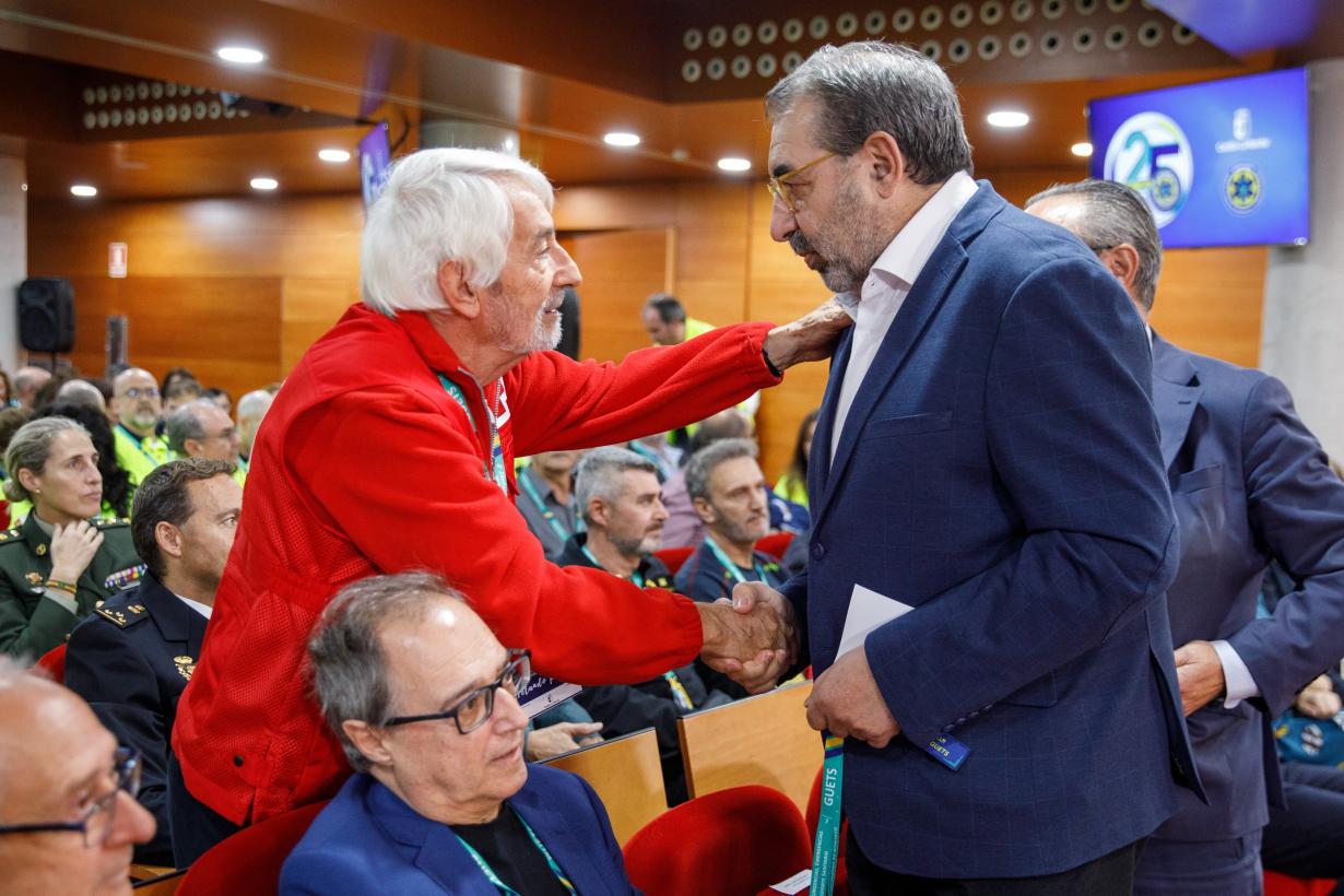 Acto conmemorativo del vigésimo aniversario de la Gerencia de Urgencias, Emergencias y Trasporte Sanitario del Sescam (GUETS)