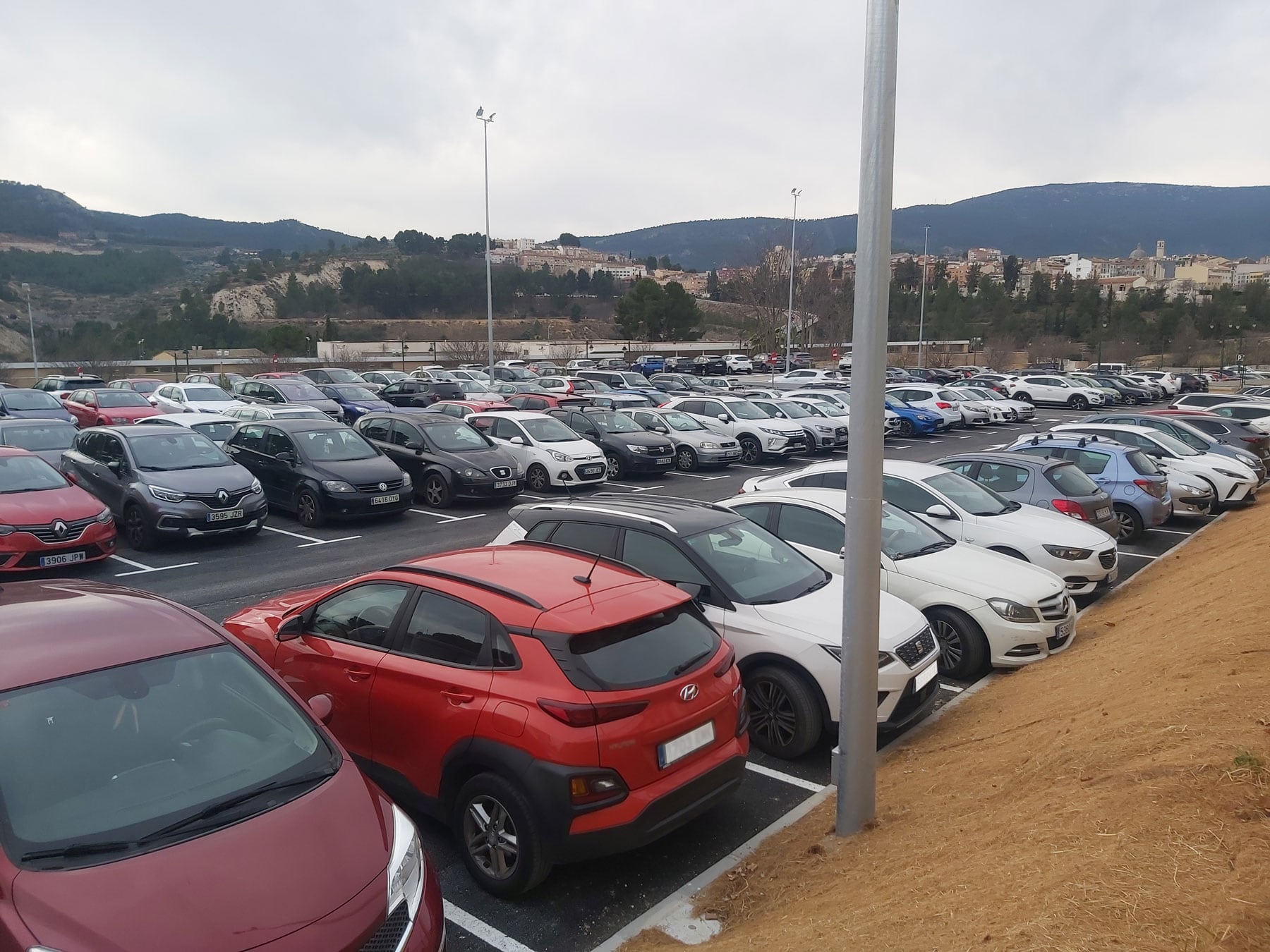 Imagen del aparcamiento del hospital Virgen de los Lirios