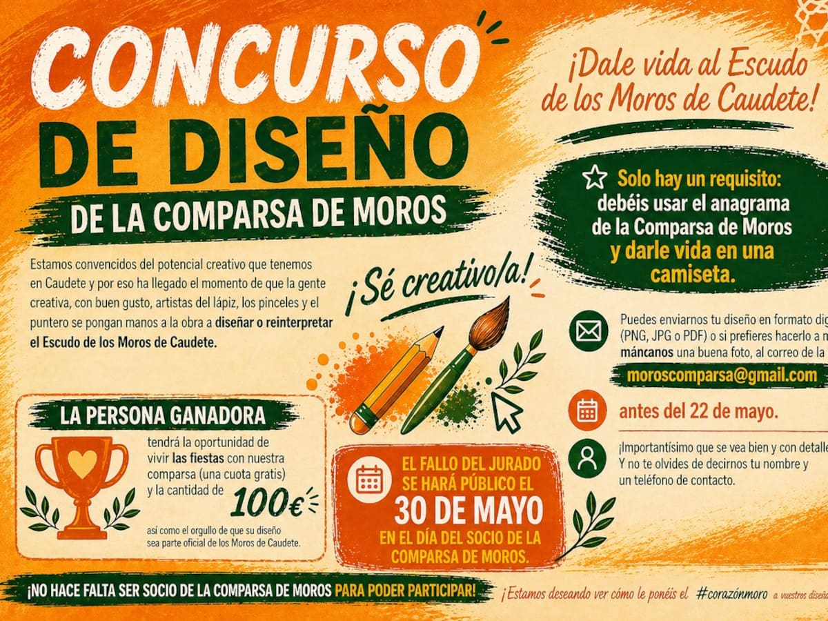 La Comparsa de Moros de Caudete organiza un concurso de diseño sobre su escudo