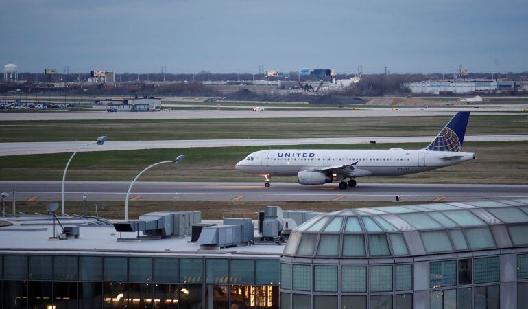 Uno de los aviones de United Airlines.