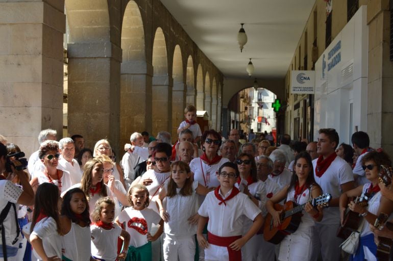 Las jotas, protagonistas de las fiestas de Tafalla