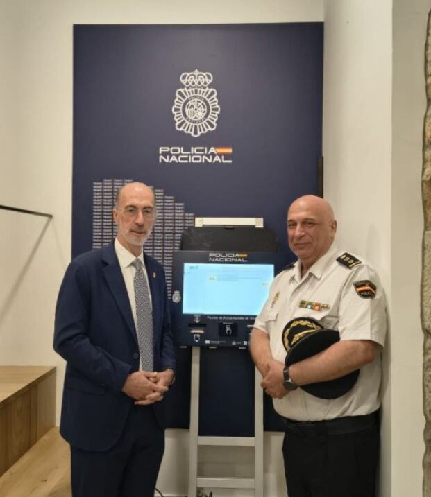 Punto de Atención Policial en Baiona